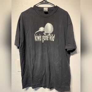 Others Follow Gray and White Short Sleeve Tee